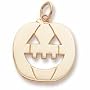 14Kt Jack-O-Lantern Charm