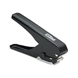 McGill Metal Products 16500 Badge/Slot Punch, 9/16w x1/8h Horizontal Hole, 1/2 Throat Reach, Black/Chrome