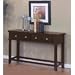 Espresso Foyer Entryway Wall Table