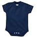 Rabbit Skins - Infant Short Sleeve Creeper, Navy, 6 Months