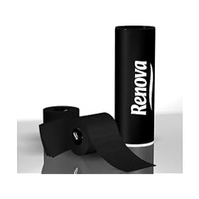 Renova Black Toilet Paper
