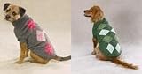 GREEN Tonal Argyle Dog Sweater GREEN - SMALL - Tonal Argyle Dog Sweater