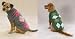 GRAY/PINK Tonal Argyle Dog Sweater