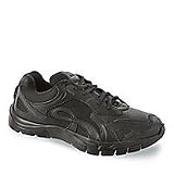 Earth Women's Exer-Walk Sneaker,Black Leather,7 M US