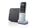 Siemens Gigaset SL780 Schnurloses DECT-Telefon mit Mobilteil mit Echtmetall-Rahmen, metall/ schwarz