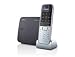 Siemens Gigaset SL780 Schnurloses DECT-Telefon mit Mobilteil mit Echtmetall-Rahmen, metall/ schwarz
