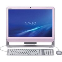 Sony VAIO JS-Series All-In-One PC VGC-JS230J/P - All-in-one - 1 x Pentium Dual Core E5200 / 2.5 GHz - RAM 4 GB - HDD 1 x 500 GB - DVD?RW (?R DL) / DVD-RAM - GMA X4500HD Dynamic Video Memory Technology 5.0 - Gigabit Ethernet - WLAN : 802.11b/g/n (draft) - Vista Home Premium 64-bit - Monitor : 20.1