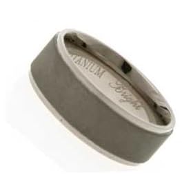 Titanium Ring Matte polish and Shiny Comfort fit., 9