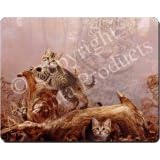 KITTEN+LEOPARD SPIRIT Mouse Mat / Pad