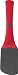 Chef'n ZipFlip Medium Turner, Cherry / Anthracite