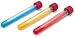 PLASTIC TEST TUBES W/ CAPS 12/PK