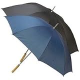 All Weather 60 in Polyester Umbrella Black