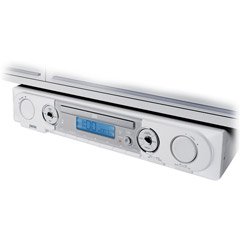 jWIN Electronics JLK755 Under Cabinet CD Player AM/FM Stereo Clock Radio