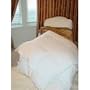 Classic White Goose Down Feather Comforter - Queen 5 0OZ Filled Weight
