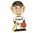 Tampa Bay Devil Rays Bobble Head Pin by Aminco