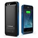 Maxboost Atomic S External Protective iPhone 5S Battery Case / iPhone 5 Battery Case with Built-in Kickstand - Matte Black / Blue (Apple MFI Certified, Fits All Versions of iPhone 5 / 5S - Lightning Connector Output, MicroUSB Input ) [100% Compatible with iPhone 5 / 5S on iOS 7.0+ , Strengthened MicroUSB Input Port, No Signal Reduction]