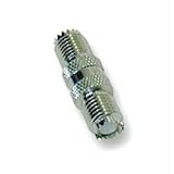Digital Antenna Mini Uhf Female-To-Mini Uhf Female Adapter Nickel Finish