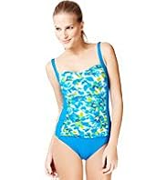 Tummy Control Floral Swimsuit