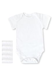 5 Pack Autograph Superfine Pure Cotton Short Sleeve Bodysuits