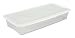 Sterilite 19608006 41-Quart Underbed Box, White Lid with See-Through Base, 6-Pack