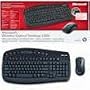 Microsoft Wireless Optical Desktop 1000 schwarz Tastatur schnurlos 102 Tasten MS WXP CH +Maus Schwarz