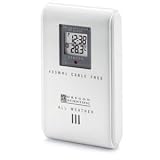  : Oregon Scientific All Weather 433MHz Cable Free Thermo Hygro RF Clock Thermometer RTGR328NA