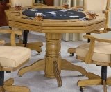 Classic Oak Game Table-Hillsdale