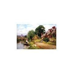 Henry John Yeend King: Ein Sommer-Idyll 1000 Teile Puzzle von Sunsout