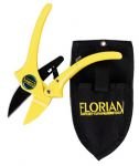 Florian Ratchet-Cut Pruners with Free Holster - Awesome Gift for a Gardener