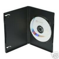 Single DVD case (Black) - 50 cases