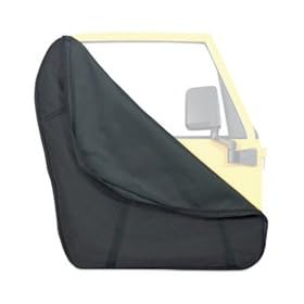Bestop 51666-01 Black Door Storage Jacket for Full Steel Door - 2 Piece
