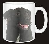 Review Advanta  / BLACK BORDER COLLIE DOG Coffee Mug
