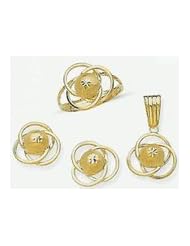 14k Love Knot Set