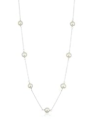 Bella Pearl Tin Cup Necklace, 20"
