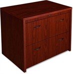 Lorell Laminate Two Drawer in Mahogany