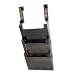 3-Pocket Hanging Wall File Folder System, Letter Size, 12-5/8wx3-7/8dx25h, Smoke (DEFOPS102) Category: Wall and Partition Pockets