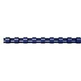 Fellowes Round Back 5/8 Inch Navy Plastic Combs 100 Pack (52390)