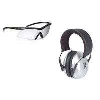 Remington T10-10/YM21 True Jr. Safety Glasses and Silver Earmuff Combo Pack
