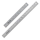 Fiskars Stainless Steel Ruler, 18in./45cm