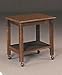 [Item]: TV Stand Without Casters [Additional Info]: TV Stand Is Handsome and Durable. Solid wood stand is built to accommodate a TV and VCR or DVD player. Durable laminate top. Choose from several finish options. 24"W x 18"D x 24 3/4"H. Specify wood fin