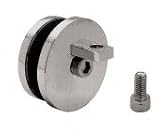 C.R. LAURENCE HYDG90BN CRL Brushed Nickel Hydroslide 90 Degree Glass-to-Sliding Track Connector