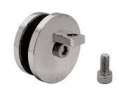 C.R. LAURENCE HYDG90BN CRL Brushed Nickel Hydroslide 90 Degree Glass-to-Sliding Track Connector