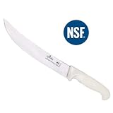 NEW, 10-Inch Cook's Knife, Chef's Knife, Cimeter Knife, Carving Knife, Prep Knife, High-Carbon Stain-Free German Steel, Molybdenum Vanadium Steel, Hard Polypropylene Ergonomic Non-Slip Handle