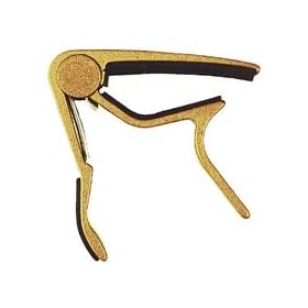 Dunlop Trigger Curved Guitar Capo, Gold