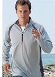 Fleece Jacket Adult Black 1/2 Zip