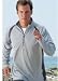 Fleece Jacket Adult Black 1/2 Zip