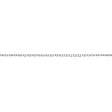 Sterling Silver 030 Fine Rolo Chain 18in Necklace - Perfect for Pendants