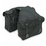 DRAG SPECIALTIES BLK CANVAS S.B. W/LEATHER DS110950