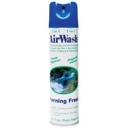Car Freshner 07220 7oz. AirWash(R) Odor Eliminator and Air Freshener Spray - Morning Fresh (1 Each)