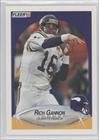 1990 Fleer #99 - Rich Gannon RC (Rookie Card)